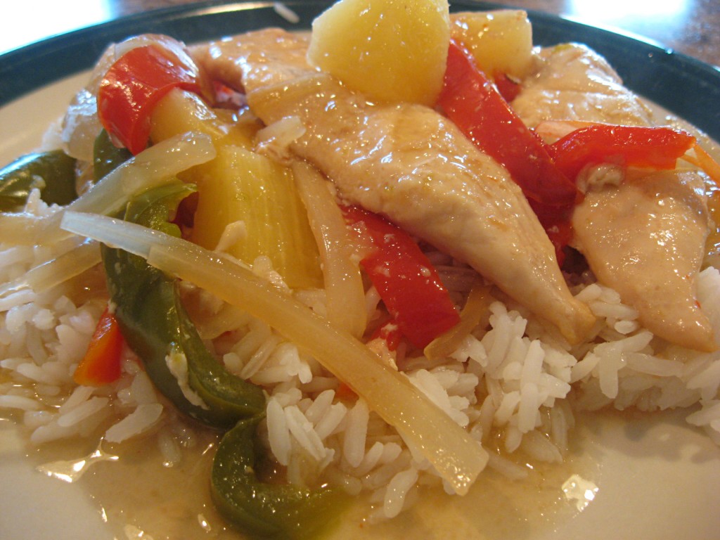 Crockpot Cantonese Sweet and Sour Chicken