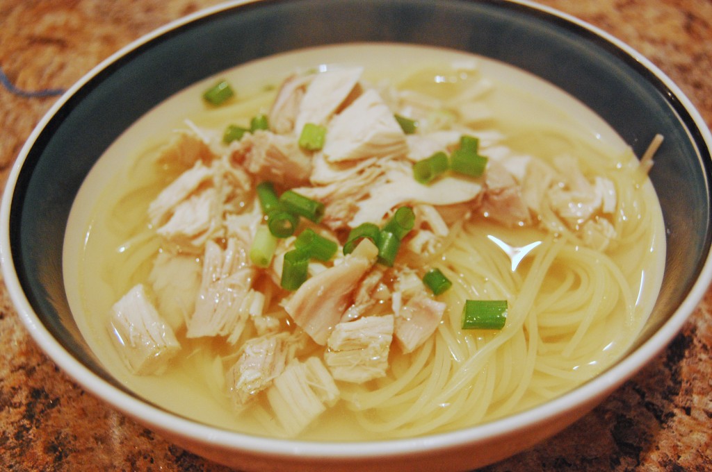 vietnam style chicken noodle soup done