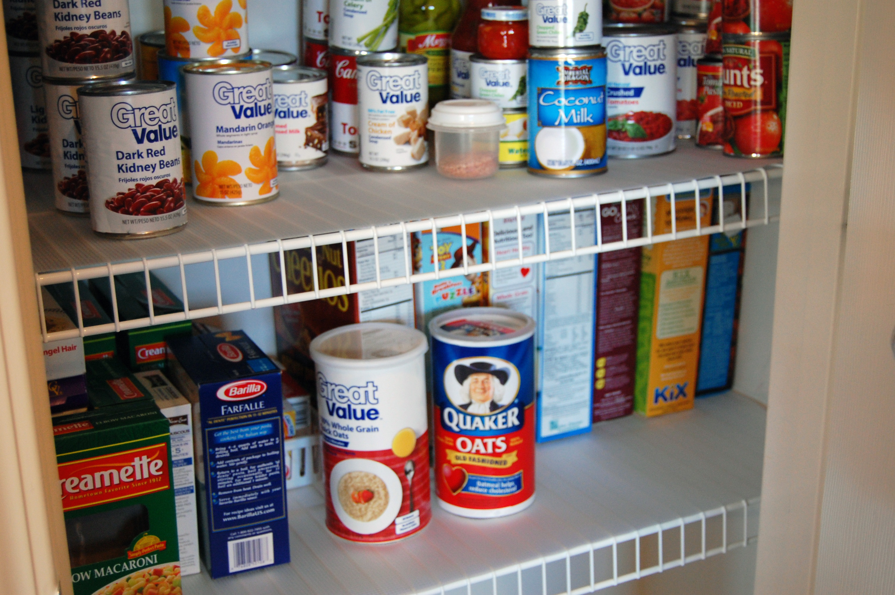 Organizing The Pantry Quick Fix For Wire Shelves Eat At Home
