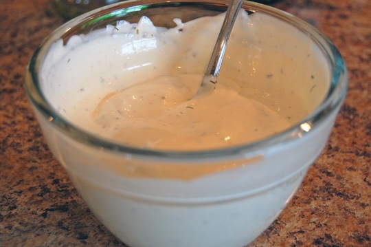 ranchdressing thumb Homemade Salad Dressings with Ratios instead of Recipes