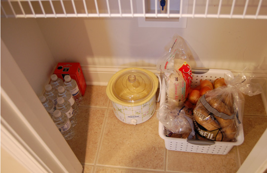 pantry floor neat