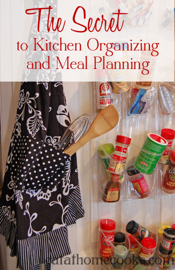 The secret of kitchen organizing and meal planning