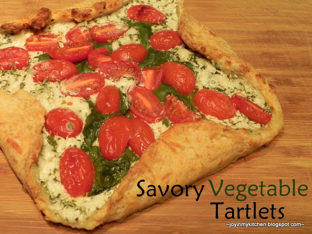 savory vegetable tartlet
