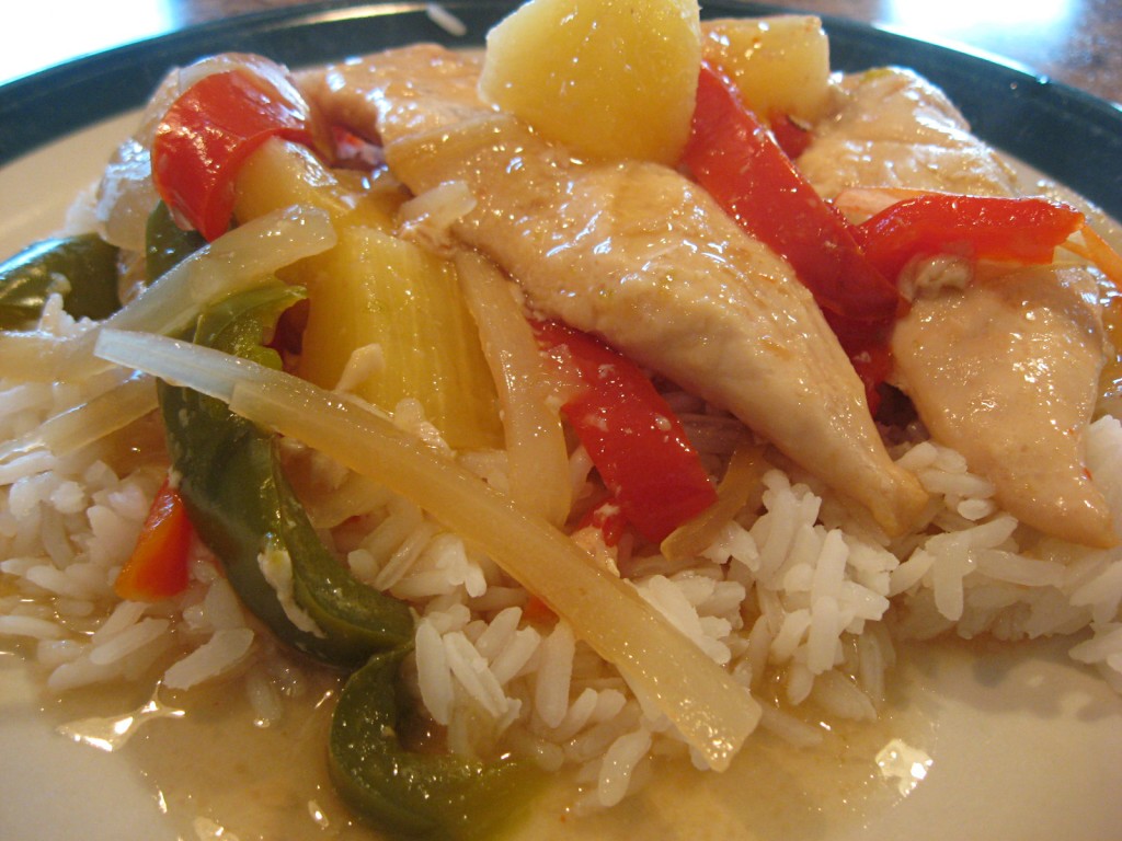 Crockpot Cantonese Sweet and Sour Chicken Eat at Home