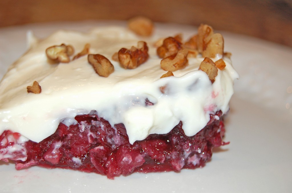 Blueberry Cream Jello Salad Eat at Home