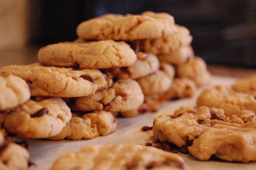 choc-chip-peanut-butter-cookies-stack