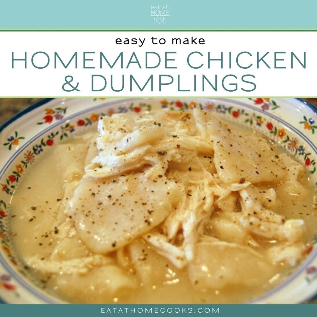 easy homemade chicken and dumplings recipe