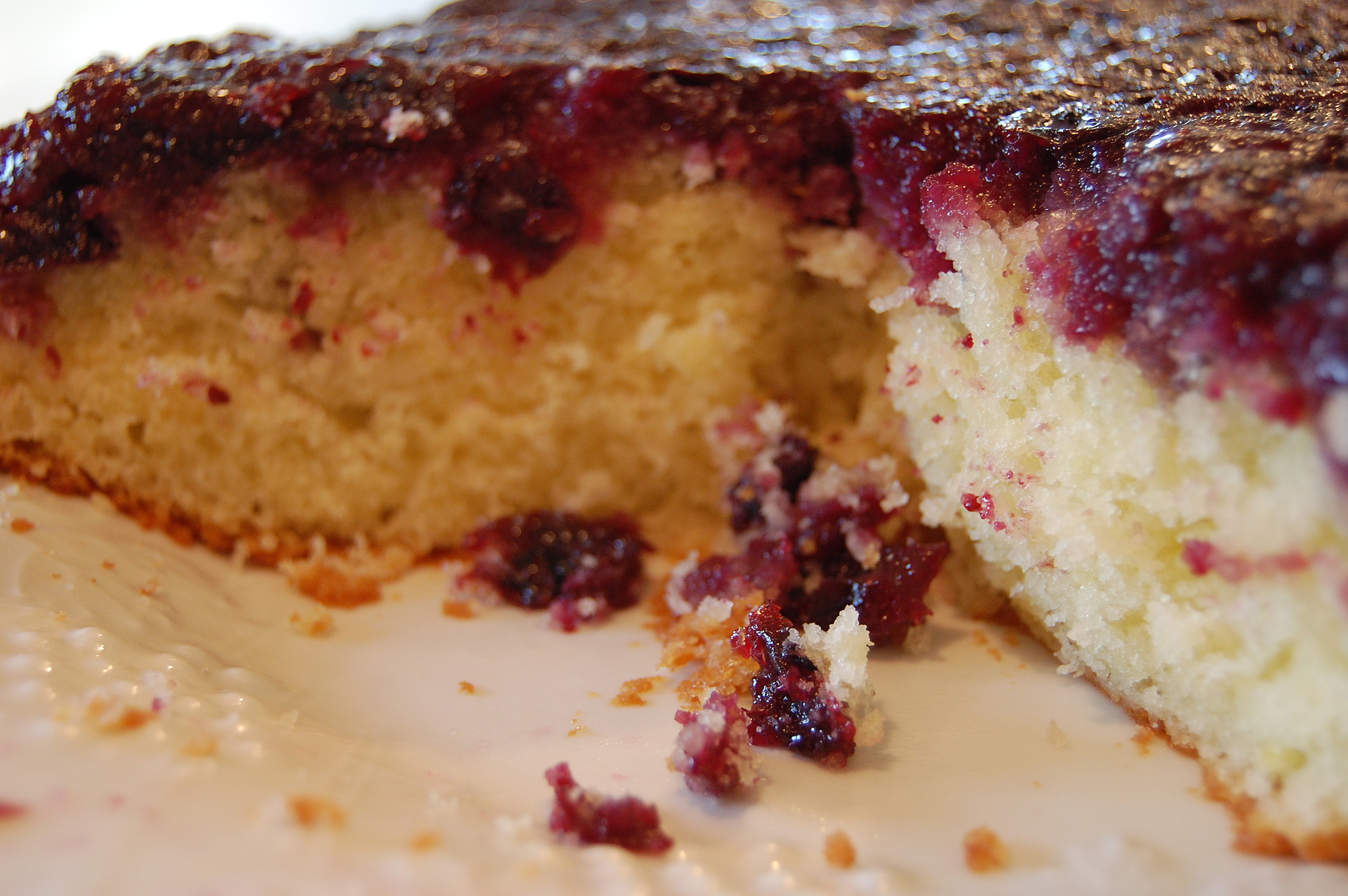 Blueberry Upside Down Cake - Eat At Home