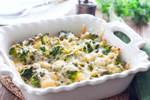 Chicken Broccoli Divan in the Crockpot or Oven - Eat at Home