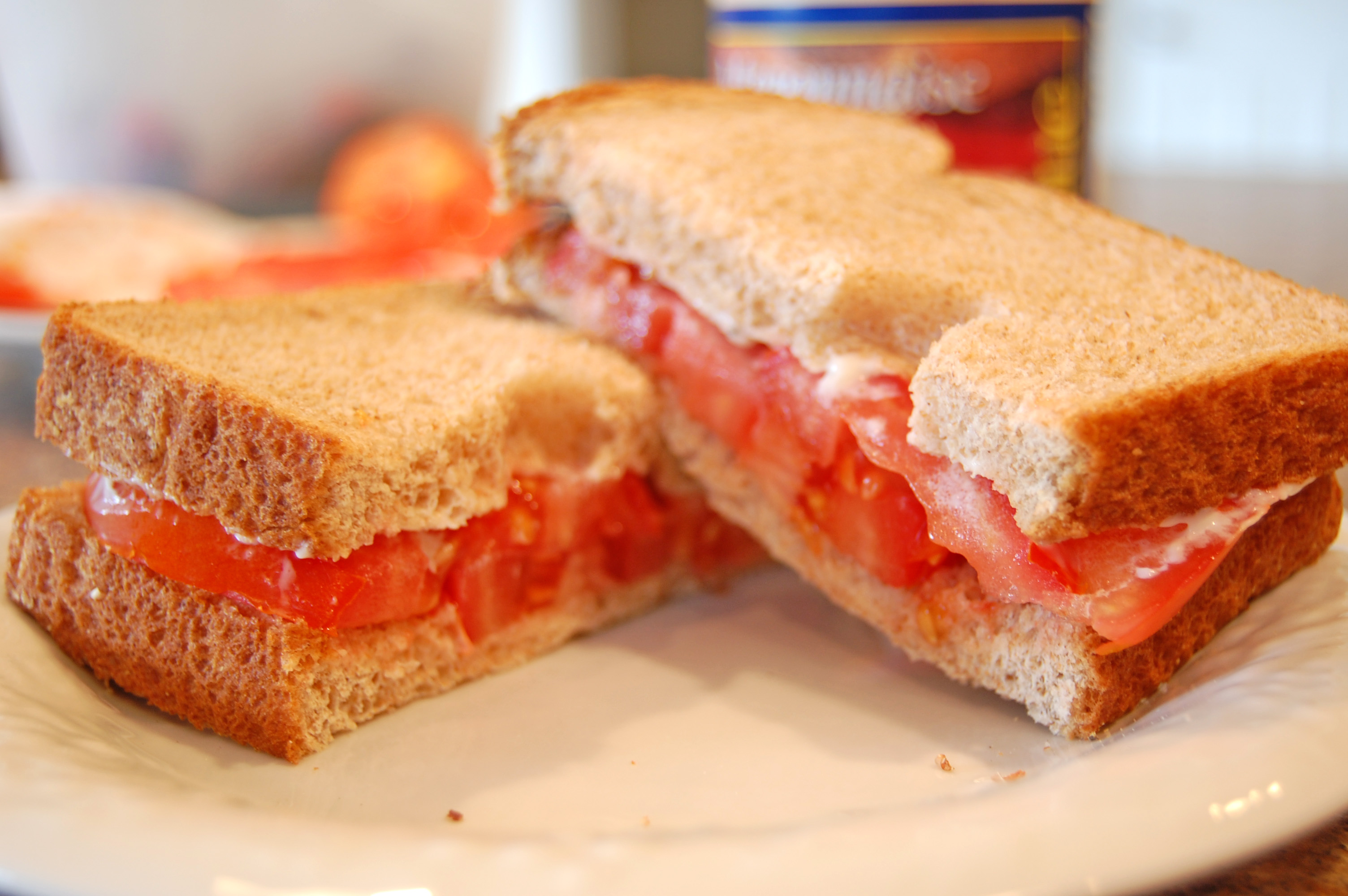 Tomato Sandwich - Eat at Home