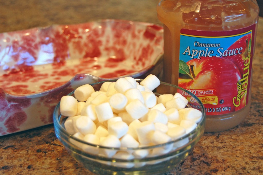 apple sauce with marshmallows ingr