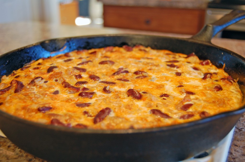 south of the border skillet in pan