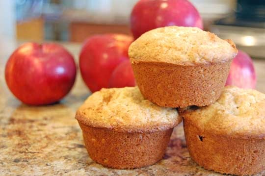 apple brown betty muffins done