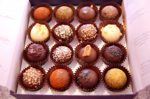 A box of chocolates post