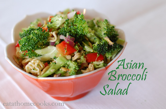 asian broccoli salad done
