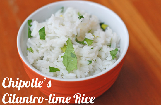 chipotle cilantro lime rice done