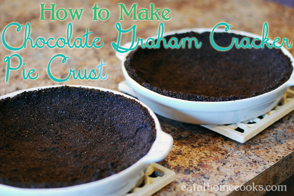 how to make chocolate graham cracker pie crust