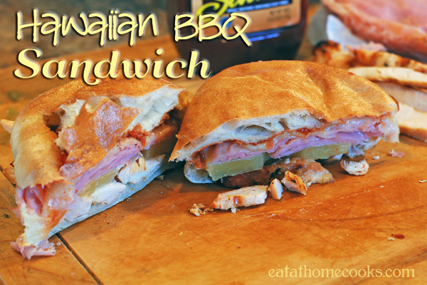 hawaiian bbq sandwich
