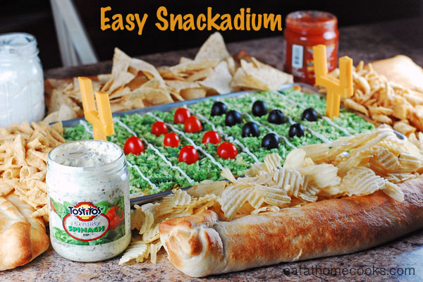 Easy Snackadium for Super Bowl (or other Football Game) Parties - Eat at  Home