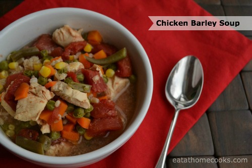 Easy Chicken Barley Soup - Eat at Home