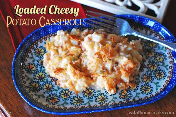 Loaded Cheesy Potato Casserole in the Slow Cooker