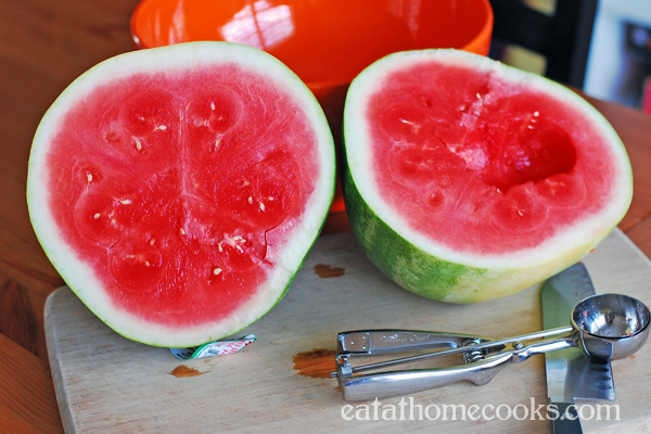 Watermelon cutting for people who hate cutting watermelon