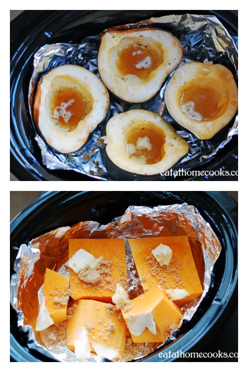 Winter Squash in the Slow Cooker