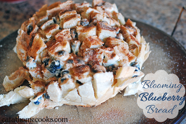 Blooming Blueberry Bread