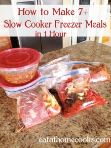 How to Make 7+ Slow Cooker Freezer Meals in 1 Hour - Eat at Home
