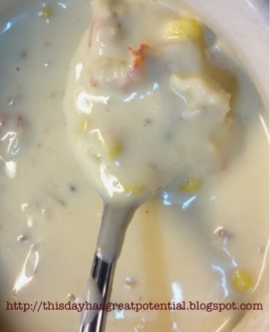 crawfish chowder in the slow cooker