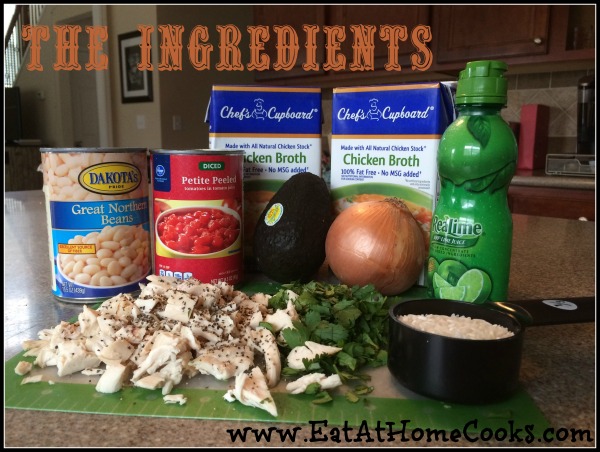 Chicken, Avocado, Lime & Cilantro Soup - Ingredients