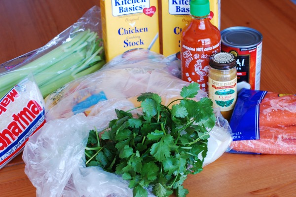 Instant Pot Thai Chicken Curry Soup Ingredients