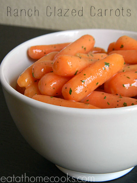 Ranch Glazed Carrots | www.eatathomecooks.com