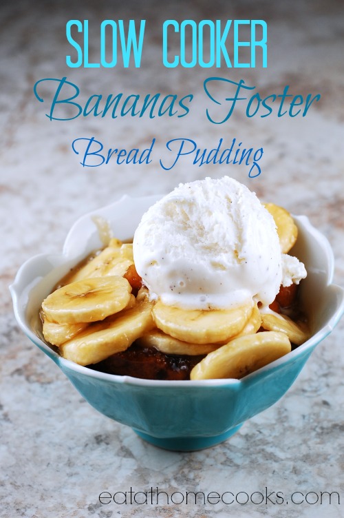 Slow-Cooker-Bananas-Foster-Bread-Pudding-Disney-inspired