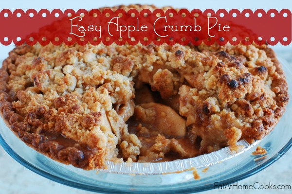 Easy Apple Crumb Pie