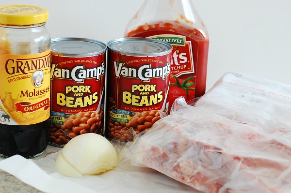Slow Cooker Pork Chops and Baked Beans ignore