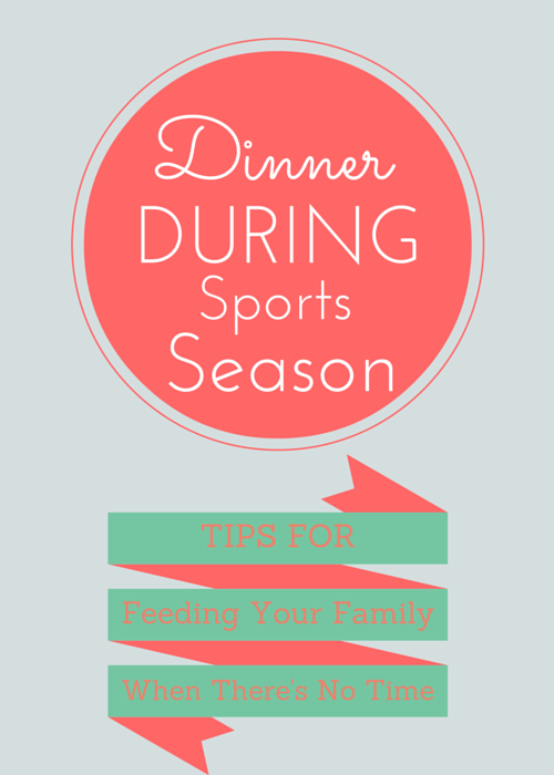 Dinner during sports season