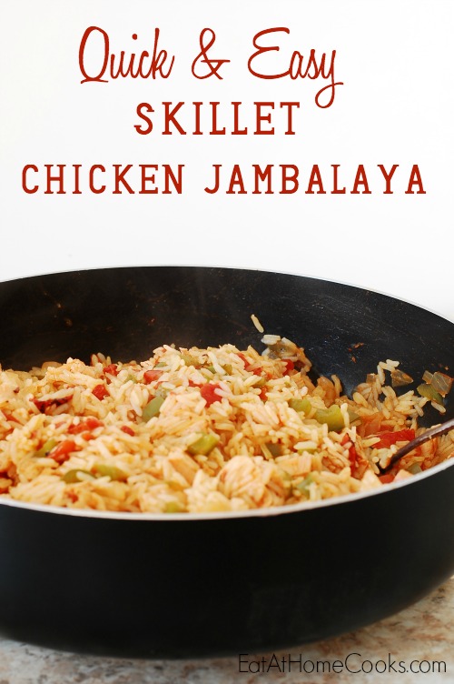 Quick and Easy Skillet Chicken Jambalaya