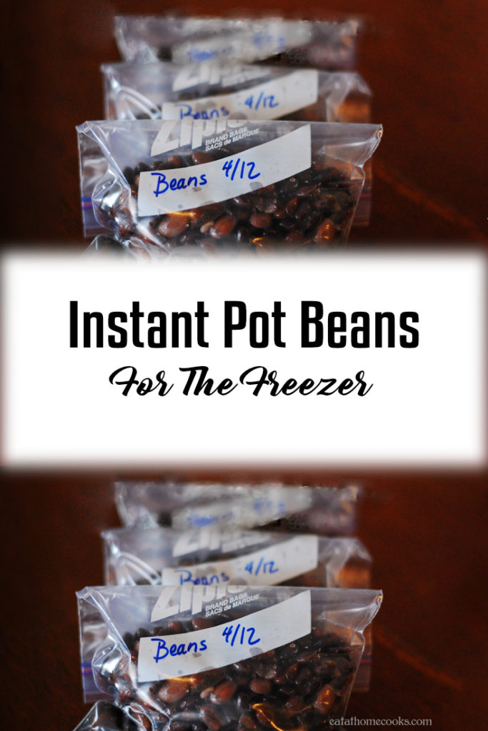 Instant Pot Beans for the Freezer