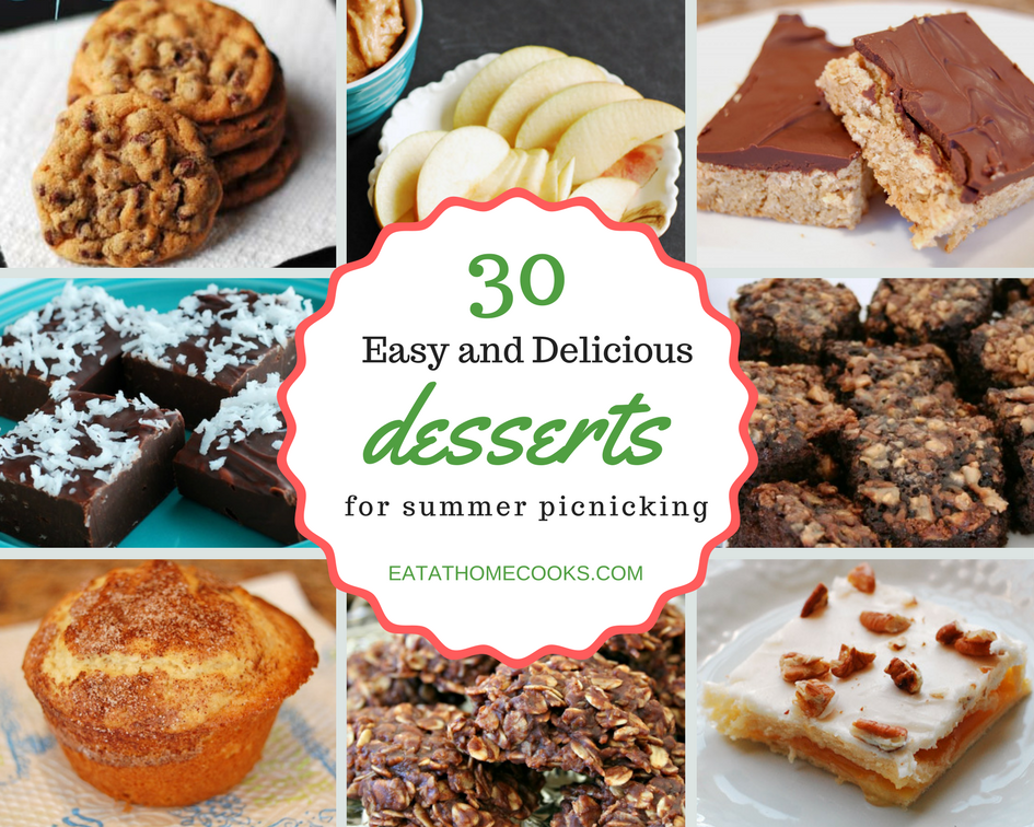 Over 30 Tasty Picnic Desserts Eat at Home