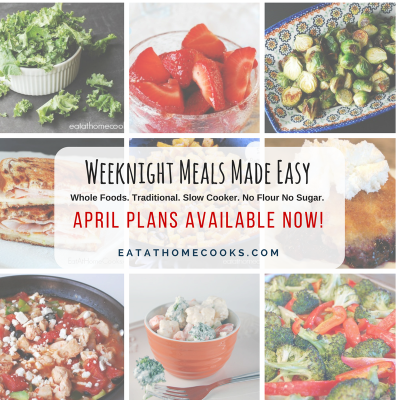 April Meal Plans are Here!