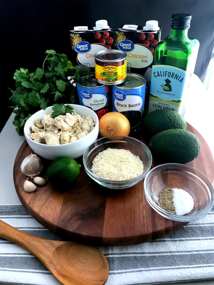 Instant Pot Chicken, Avocado, Lime & Cilantro Soup Ingredients