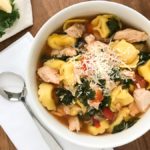Instant Pot Chicken and Tortellini Soup with Kale