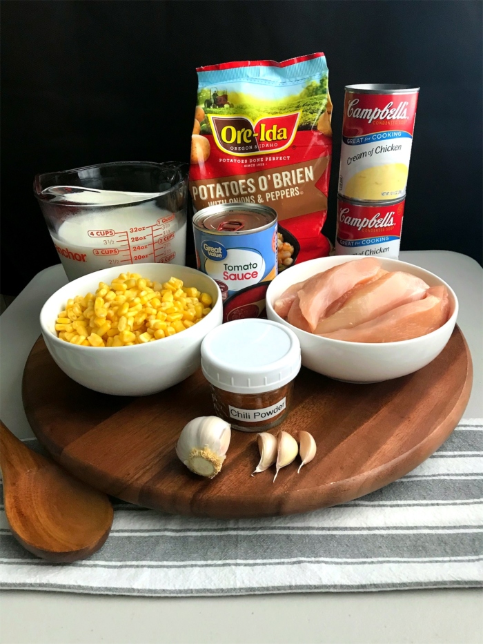 Instant Pot Southwest Chicken Chowder Ingredients